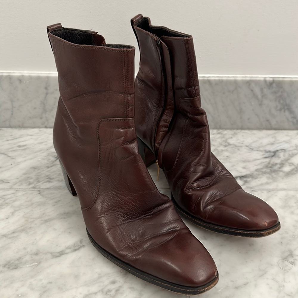 Saint Laurent size 41.5 leather boots